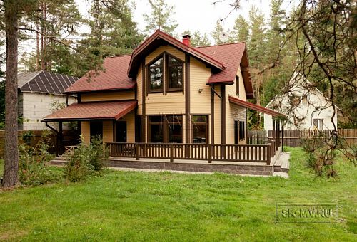 Строительство зимнего каркасного дома 175 кв м с эркером и мансардным этажом в п Вырица - 15