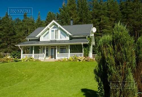 Строительство теплого каркасного дома 185 кв м для постоянного проживания в Северная корона 79 в Волочаевке - 30