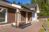 Одноэтажная усадьба в английском стиле в КП Галактика, технология каркас - мини - 35