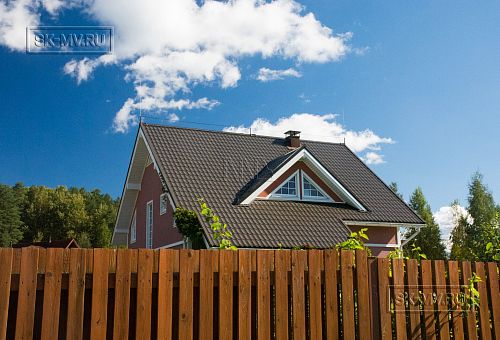 Построенный каркасный дом ок 170 кв м с балконом и террасой Северная корона 65 в пос. Волочаевка - 6