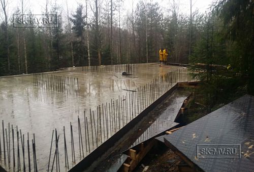 Монолитный дом строится в п Тарасово Ленинградской области - 15