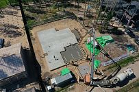 Монтаж индивидуального расчётного фундамента УШП PRO для строительства кирпичного двухэтажного дома в Рощино 2, S плиты = 340 кв.м, Лениградская обл. - мини - 31