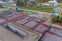 Монтаж индивидуального расчётного фундамента УШП PRO для строительства кирпичного дома в Рощино 2, S плиты = 530 кв.м, Лениградская обл. - мини - 12