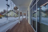 Фото репортаж с места строительства SPA комплекса с панорамными окнами в кп Сосновый берег  - мини - 8