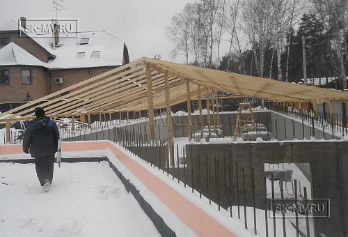 Монтаж фундамента УШП для строительства большого спа-комплекса 1000 кв м с бассейном в городе Котельники Московской области - 10