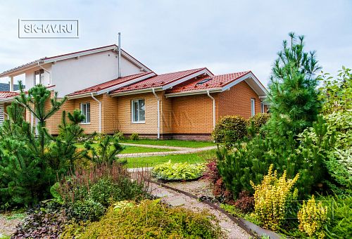 Строительство одноэтажного коттеджа из газобетона с теплой верандой с панорамным остеклением в КП Сосновое - 9