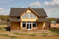 Строительство теплого зимнего каркасного дома 187 кв м с эркером и террасой в КП Цветочный - мини - 13