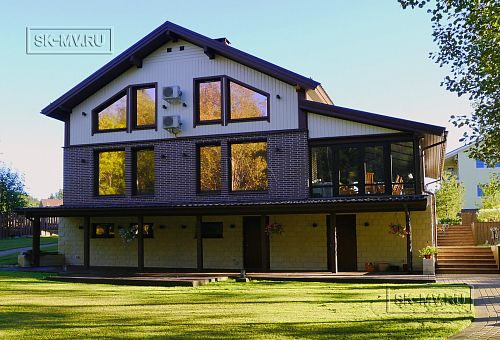 Строительство современного каркасного коттеджа с цокольным этажом в п Ольшаники - 3