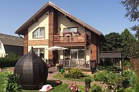 Фото репортаж с места строительства каркасного дома около 146 кв м с планкеном в д Сорокино Московской обл - мини - 3