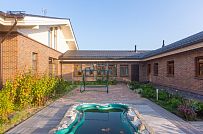 Фото репортаж с места строительства комбинированного дома площадью 1400 кв м с цоколем и СПА в д Пеники Ленобласти - мини - 23