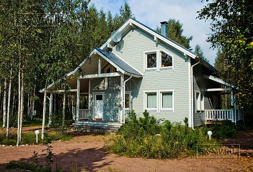 Строительство каркасного коттеджа с навесом для автомобиля и террасой в п Борисово - 1