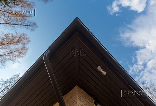 Построенный одноэтажный дом из газобетона с шатровой крышей в СНТ Фауна - 14