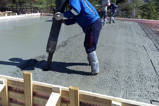 Фото репортаж с места строительства загородного коттеджа из газобетона с сауной внутри в Савое Ленобласти  - 12