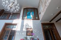 Фото репортаж с места строительства комбинированного дома площадью 1400 кв м с цоколем и СПА в д Пеники Ленобласти - мини - 14