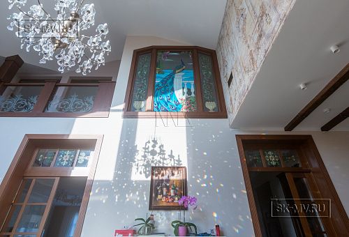 Фото репортаж с места строительства комбинированного дома площадью 1400 кв м с цоколем и СПА в д Пеники Ленобласти - 14