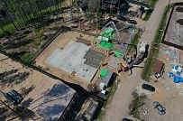 Монтаж индивидуального расчётного фундамента УШП PRO для строительства кирпичного двухэтажного дома в Рощино 2, S плиты = 340 кв.м, Лениградская обл. - мини - 30