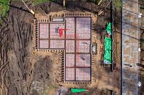 Монтаж индивидуального расчётного фундамента УШП PRO для строительства кирпичного одноэтажного дома в Репино, Лениградская обл. - мини - 22