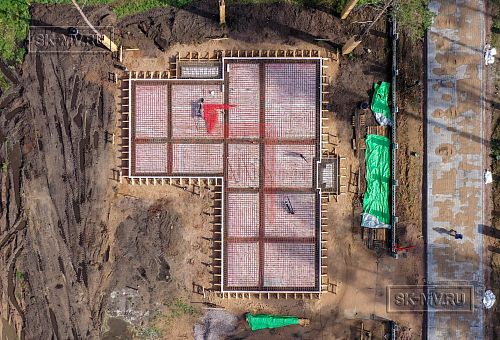 Монтаж индивидуального расчётного фундамента УШП PRO для строительства кирпичного одноэтажного дома в Репино, Лениградская обл. - 22