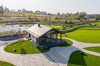 Строительство летней кухни по технологии фахверк с панорамным остеклением в д Пеники - мини - 14