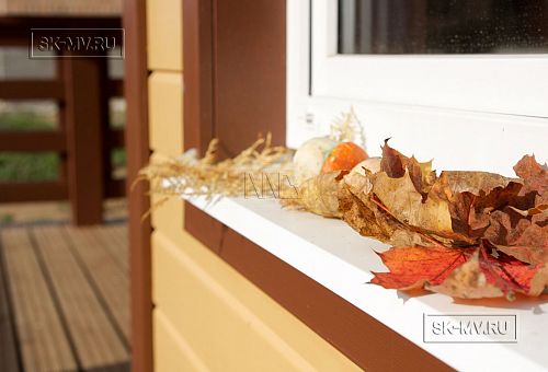 Строительство теплого зимнего каркасного дома 187 кв м с эркером и террасой в КП Цветочный - 8