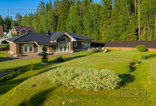 Одноэтажная усадьба в английском стиле в КП Галактика, технология каркас - 5