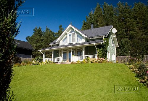 Строительство теплого каркасного дома 185 кв м для постоянного проживания в Северная корона 79 в Волочаевке - 28