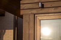 Фото репортаж с места строительства кирпичного дома ок 800 кв м с цоколем и СПА в д Пеники Лен области - мини - 18