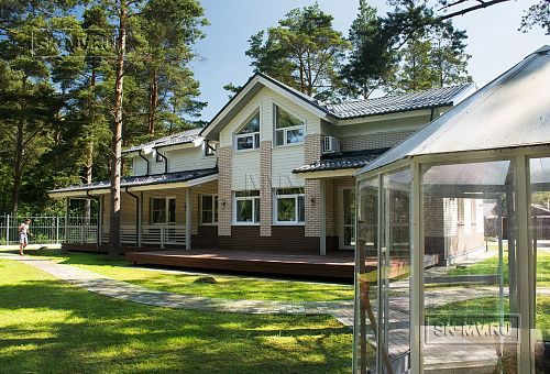 Строительство современного каркасного коттеджа с семью спальнями в п Лебяжье - 9