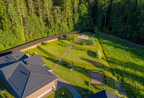 Одноэтажная усадьба в английском стиле в КП Галактика, технология каркас - 10