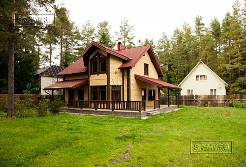 Строительство зимнего каркасного дома 175 кв м с эркером и мансардным этажом в п Вырица - 14