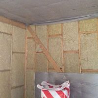 Внутреннее утепление конструкции дома