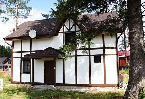 Строительство теплого каркасного дома в стиле фахверк, в п Медное озеро - 14