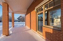 Энергоэффективный комбинированный дом построен в сочетании каркасной технологии и газобетона в селе Орлино в Гатчинском районе Ленинградской области - мини - 26