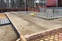 Монтаж фундамента УШП для строительства большого спа-комплекса 1000 кв м с бассейном в городе Котельники Московской области - мини - 21