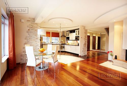 Дизайн интерьера каркасного загородного дома в ДНП Северная корона - 11