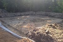 Монтаж фундамента УШП для строительства загородного дома по каркасной технологии п Ввырица - мини - 2