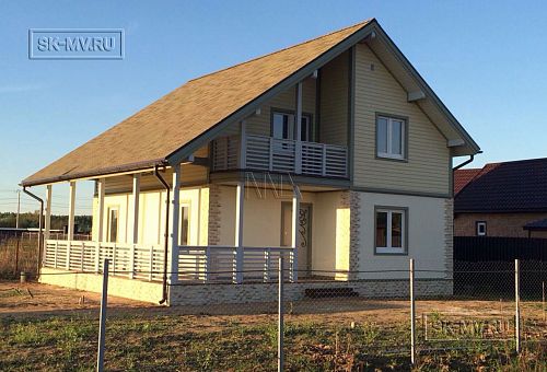 Можайские сады. Через время после сдачи объекта с Заказчиком был подписан договор на выполнение фасадной отделки дома. На сегодняшний момент отделка завершена в полном объеме.