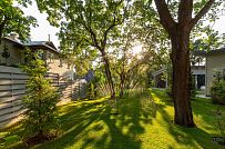 Фотографии П-образного дома в скандинавском стиле 238 кв м с панорамным остеклением, построенного в Сестрорецке - мини - 20