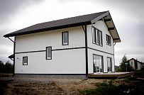 Строительство двухэтажного каркасного коттеджа с мансардой в п Смартвилль - мини - 5