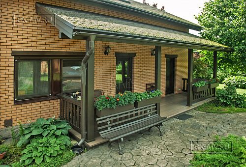 Строительство двухэтажного каркасного дома около 250 кв м с мансардными окнами и разноуровневой кровлей в п Володарский - 12