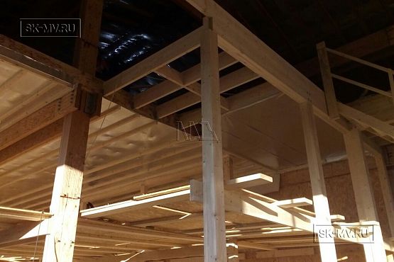 Построенный клубный дом с рестараном по технологии фахверк для гольф-клуба Земляничные поляны - 18