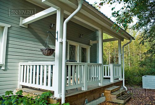 Строительство каркасного коттеджа с навесом для автомобиля и террасой в п Борисово - 5