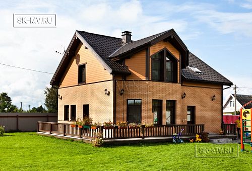 Построенный каркасный теплый дом 150 кв м с эркером и открытой террасой в п Горная Шальдиха - 26