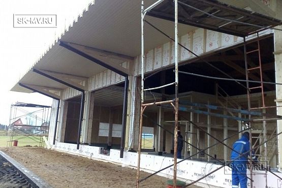 Построенный клубный дом с рестараном по технологии фахверк для гольф-клуба Земляничные поляны - 21