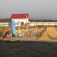 Подготовка основания фундамента