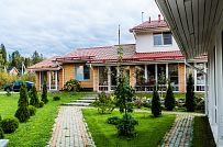 Строительство одноэтажного коттеджа из газобетона с теплой верандой с панорамным остеклением в КП Сосновое - мини - 20