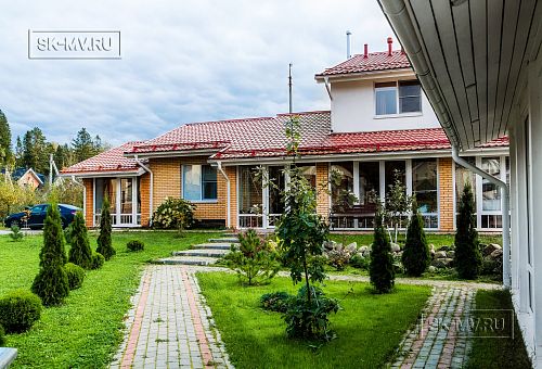 Строительство одноэтажного коттеджа из газобетона с теплой верандой с панорамным остеклением в КП Сосновое - 20