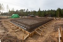 Монтаж индивидуального расчётного фундамента УШП PRO для строительства одноэтажного кирпичного дома в п. Рощино, Ленинградская обл. - мини - 13