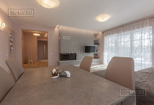 Пример внутренней отделки одноэтажного загородного дома в СНТ Фауна - 18