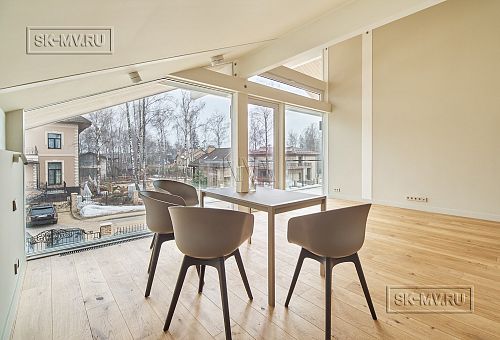 Пример внутренней отделки фахверкого дома в КП Монтевиль - 16